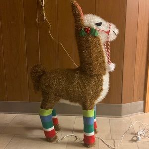 Wondershop Tinsel Christmas Llama